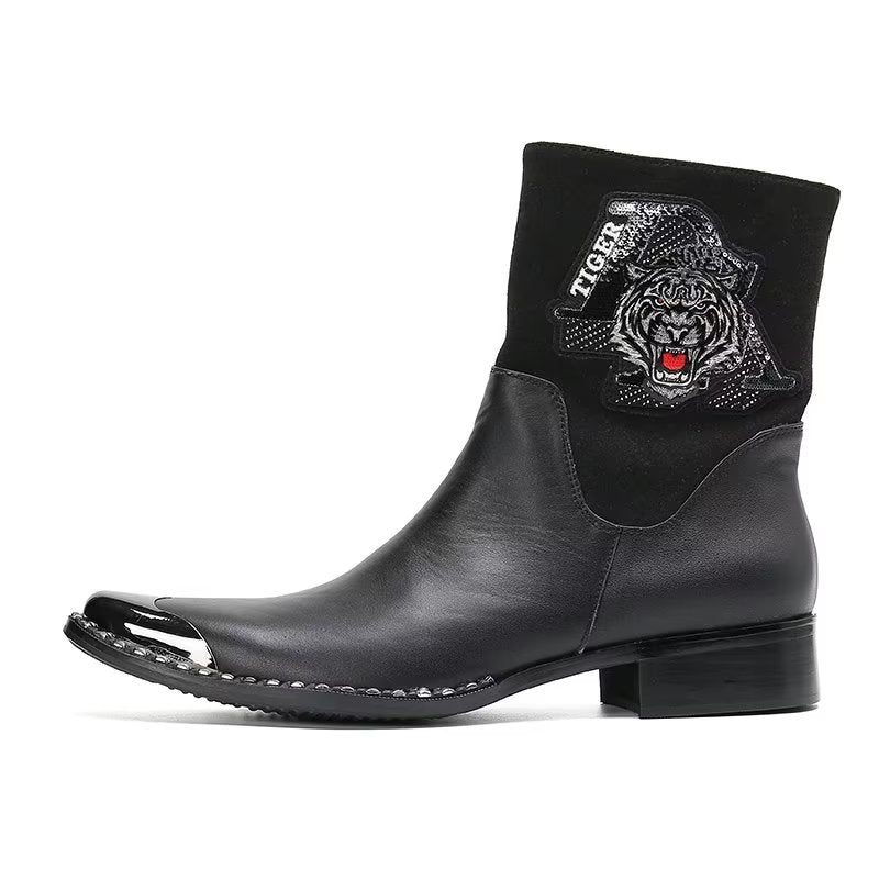 Herrenstiefel Edle Anzugstiefel - Schwarz