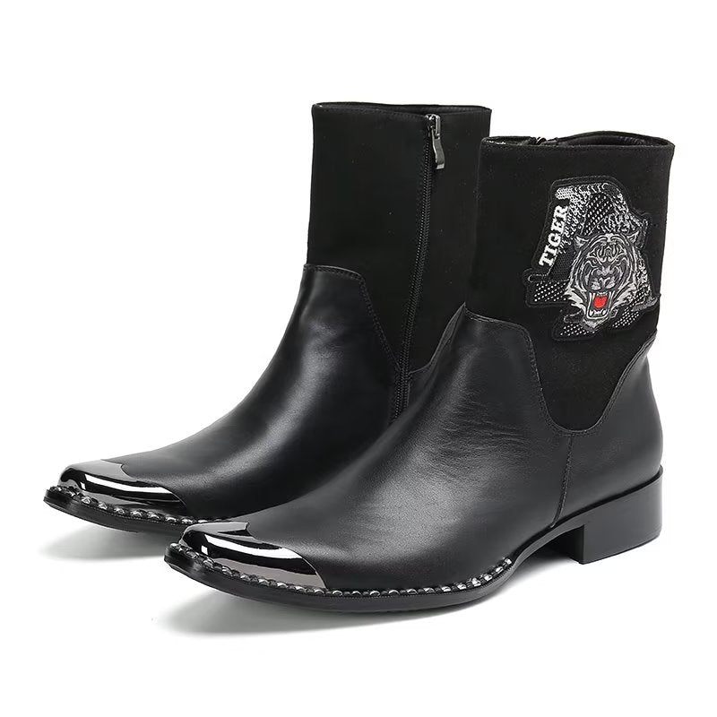 Herrenstiefel Edle Anzugstiefel - Schwarz