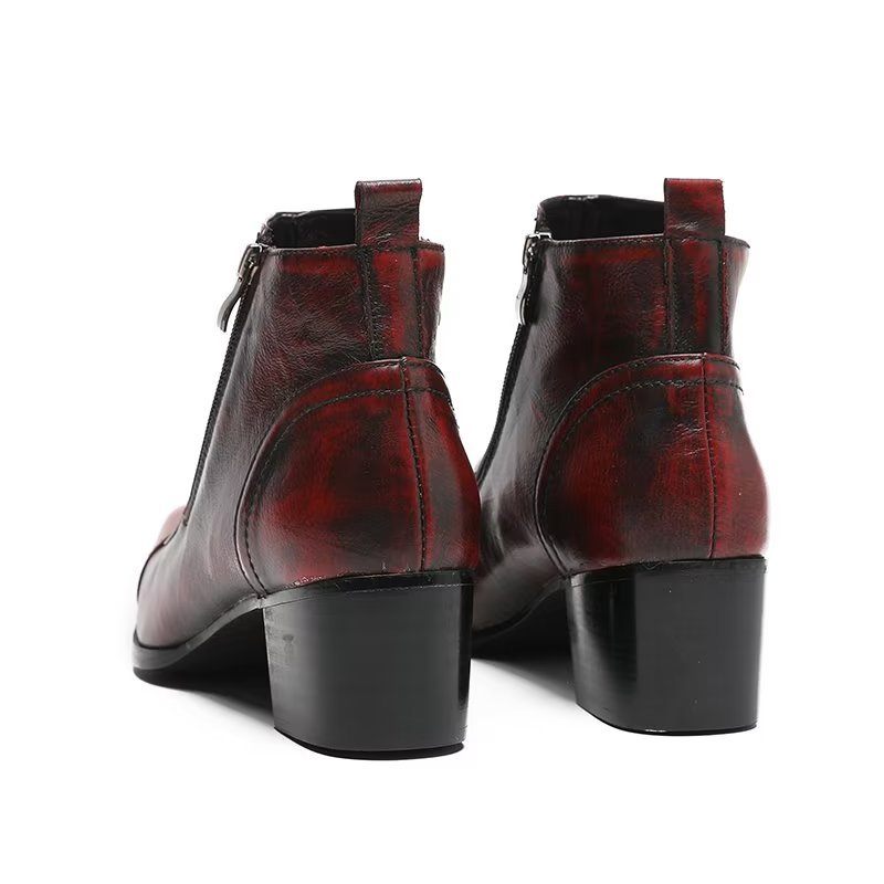 Herrenstiefel Edle Statement-stiefel - Rot