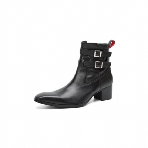 Herrenstiefel Elegante Lederstiefeletten