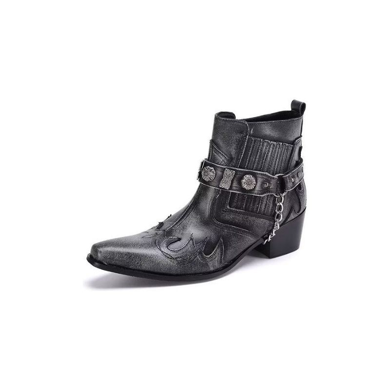 Herrenstiefel Exotische Statement-kleiderstiefel - Grau