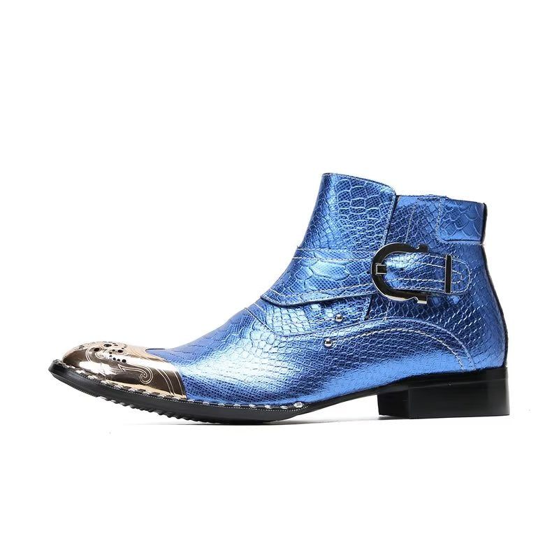 Herrenstiefel Luxus-kleiderstiefel - Blau