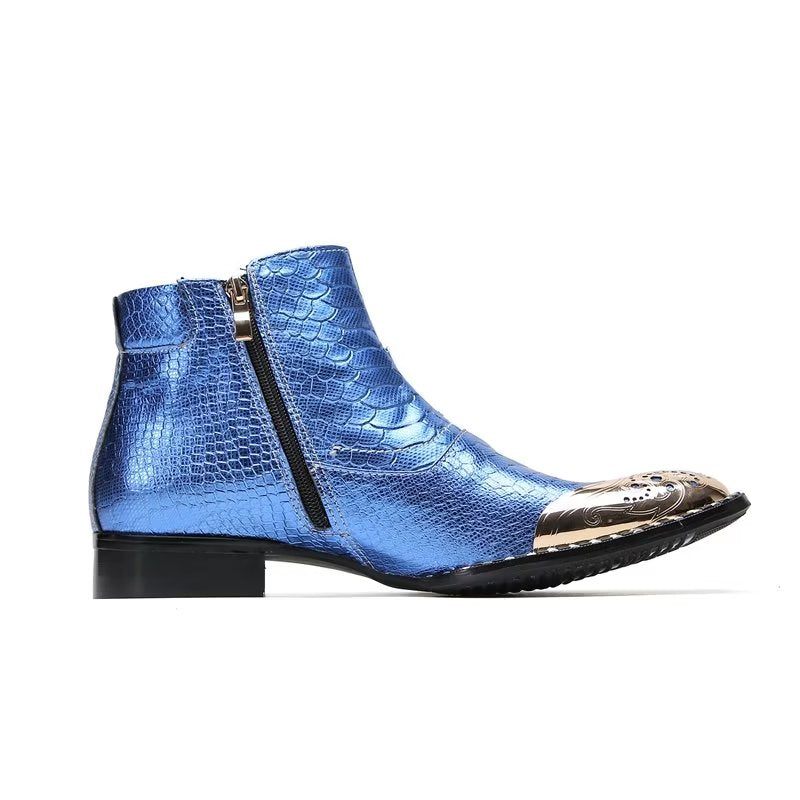 Herrenstiefel Luxus-kleiderstiefel - Blau