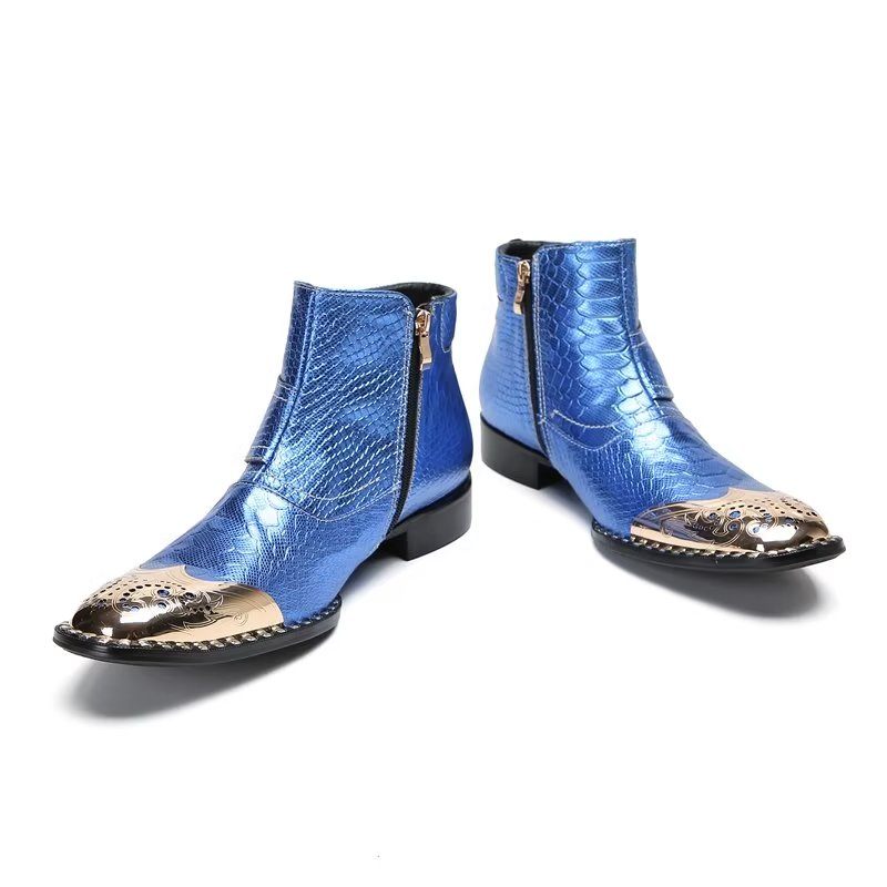 Herrenstiefel Luxus-kleiderstiefel - Blau