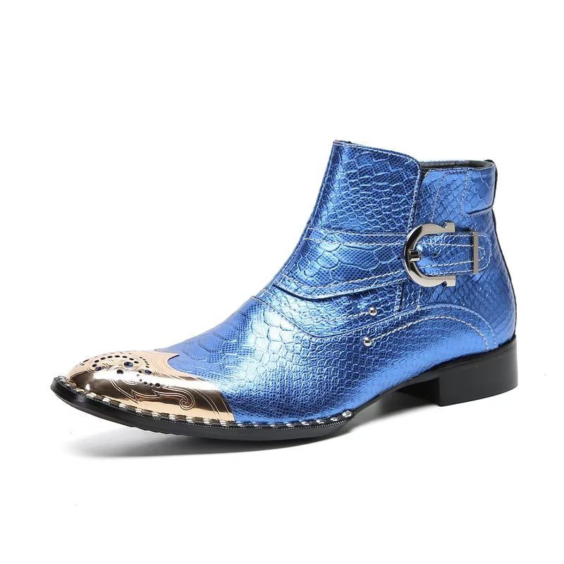 Herrenstiefel Luxus-kleiderstiefel - Blau