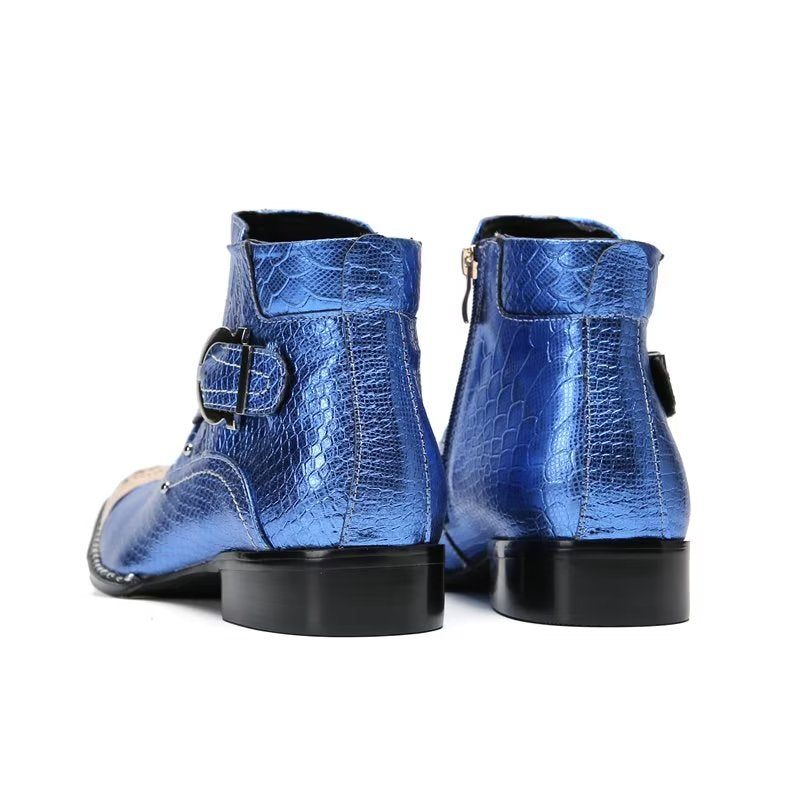 Herrenstiefel Luxus-kleiderstiefel - Blau