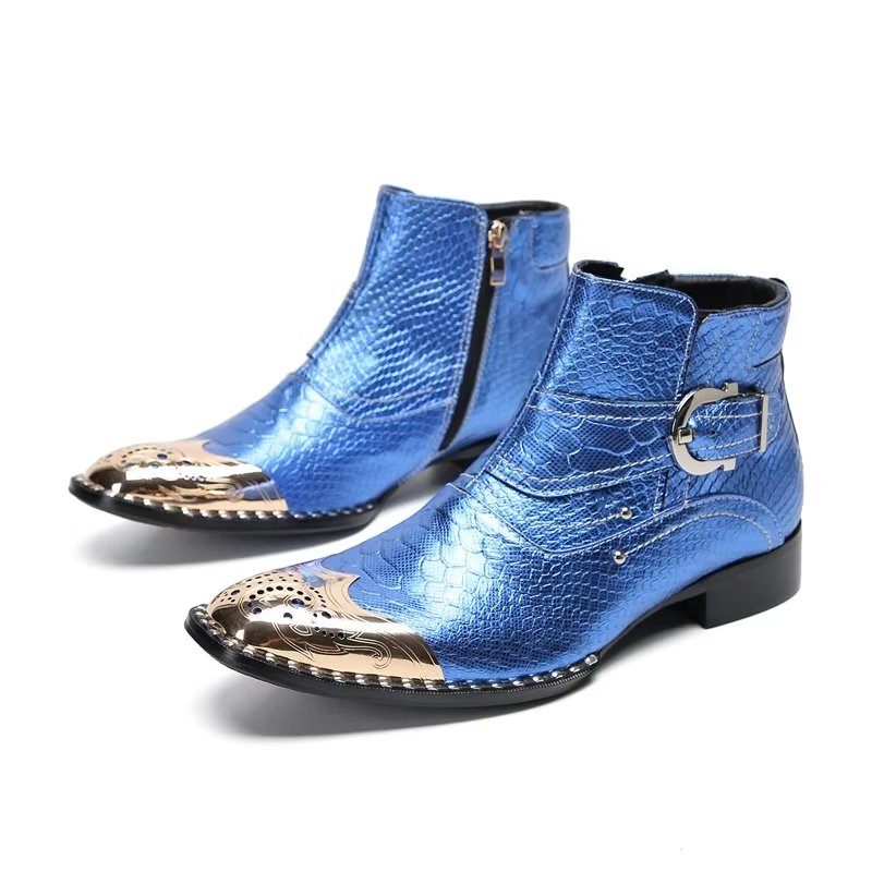 Herrenstiefel Luxus-kleiderstiefel - Blau