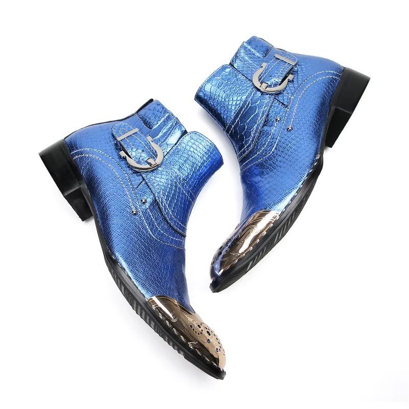 Herrenstiefel Luxus-kleiderstiefel - Blau