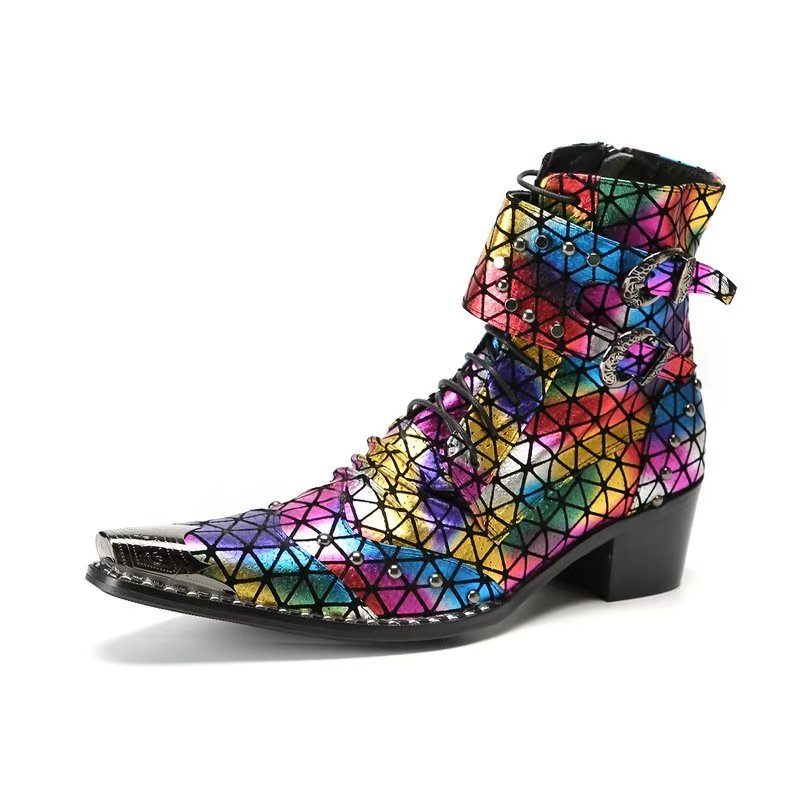 Herrenstiefel Moderne Eleganz Stiefeletten - Bunt