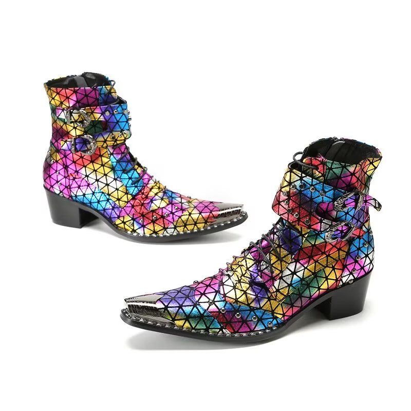 Herrenstiefel Moderne Eleganz Stiefeletten - Bunt