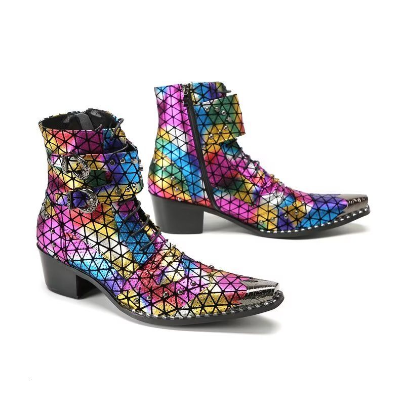 Herrenstiefel Moderne Eleganz Stiefeletten - Bunt