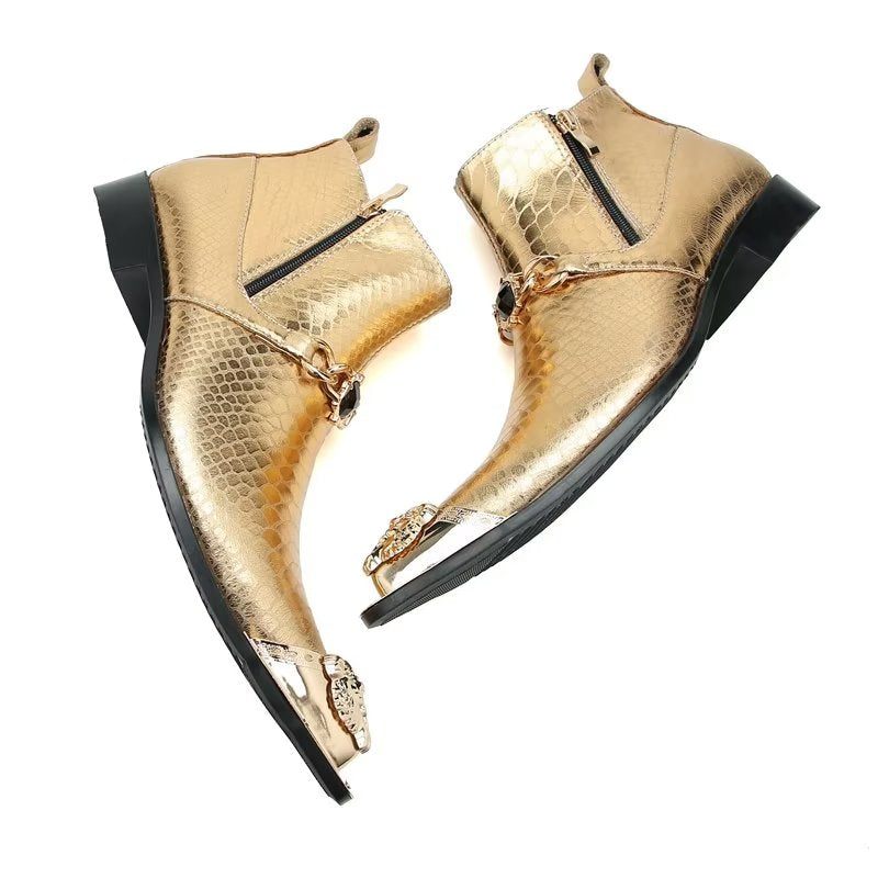 Herrenstiefel Party-chic-stiefel - Gold