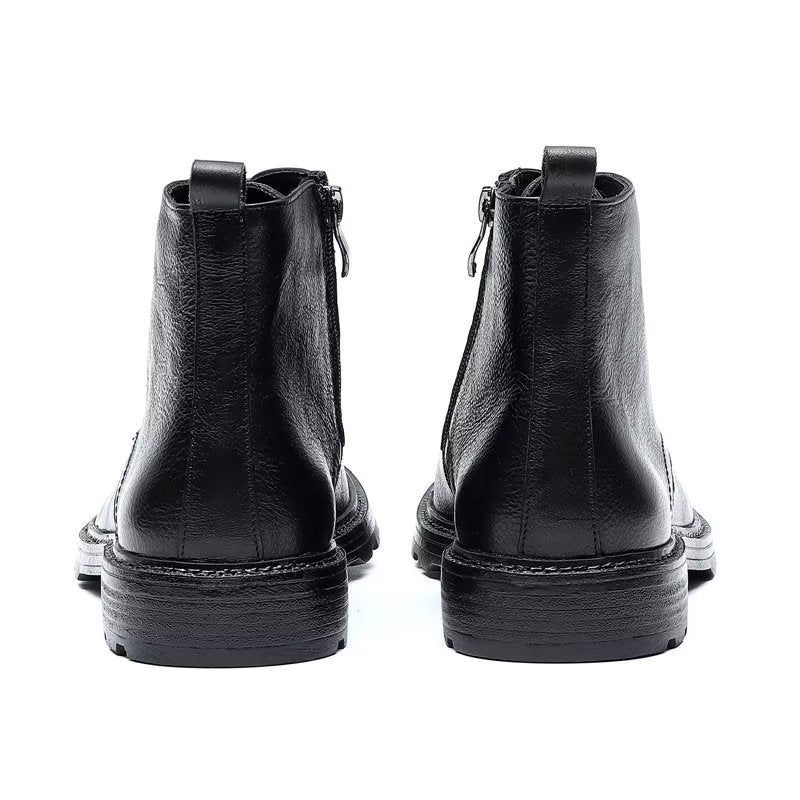 Herrenstiefel Schnürstiefeletten - Schwarz