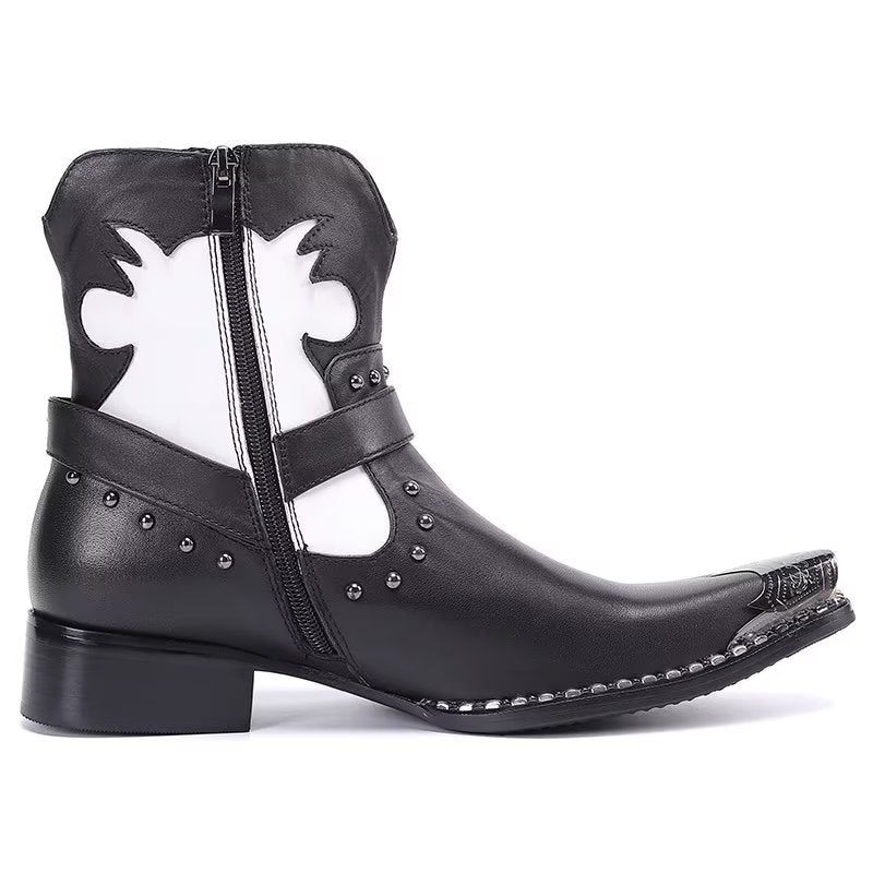 Herrenstiefel Statement-kleiderstiefel - Schwarz