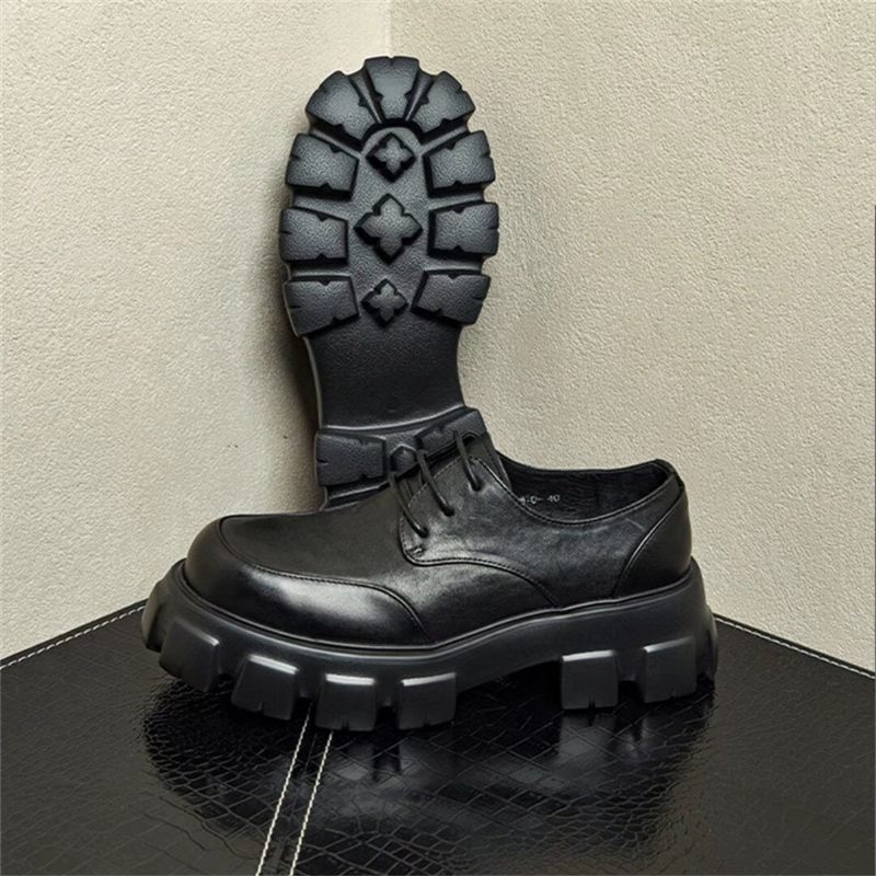 Herrenstiefel Trendsetter Schnürstiefel Aus Rindsleder - Schwarz