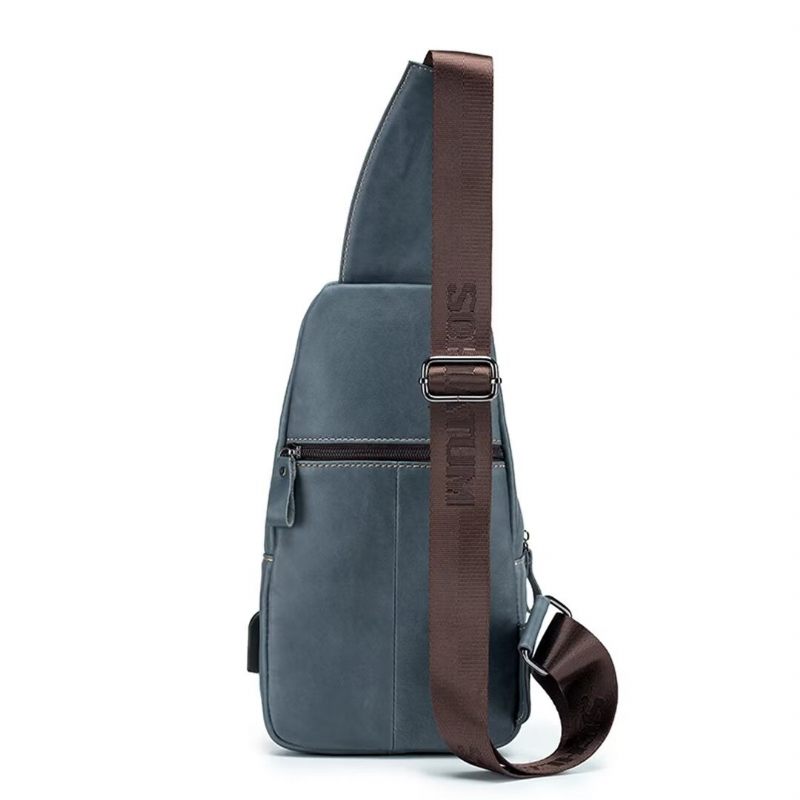 Umhängetaschen Für Herren Urban Navigator Ledertasche - Schwarz